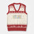Aloha Hawaii V-Neck Knit Sweater Vest Flower Summer Hawaiian Island TS10 Beige Red Print Your Wear
