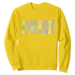 Aloha Hawaii Sweatshirt Flower Summer Hawaiian Island TS10 Daisy Print Your Wear