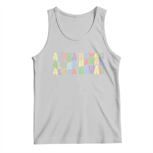Aloha Hawaii Tank Top Flower Summer Hawaiian Island TS10 Ash Print Your Wear