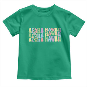 Aloha Hawaii Toddler T Shirt Flower Summer Hawaiian Island TS10 Irish Green Print Your Wear