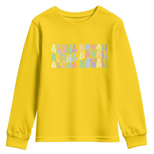 Aloha Hawaii Youth Sweatshirt Flower Summer Hawaiian Island TS10 Daisy Print Your Wear