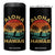 Aloha Hawaii 4 in 1 Can Cooler Tumbler Retro Hawaiian Island Palm Beach Surfboard Surf TS10 One Size: 16 oz Black Print Your Wear