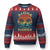 Aloha Hawaii Ugly Christmas Sweater Retro Hawaiian Island Palm Beach Surfboard Surf TS10 Navy Red Print Your Wear