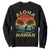 Aloha Hawaii Sweatshirt Retro Hawaiian Island Palm Beach Surfboard Surf TS10 Black Print Your Wear