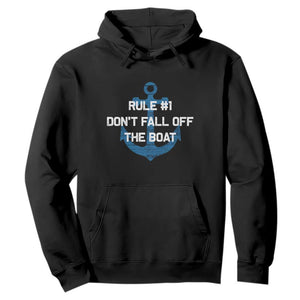 Funny Cruise Hoodie Rule #1 Dont Fall Off The Boat - Print Your Wear