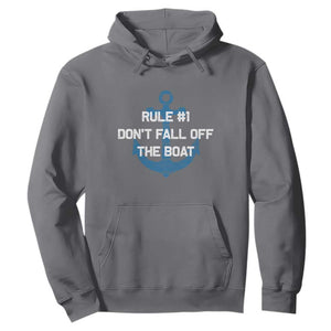 Funny Cruise Hoodie Rule #1 Dont Fall Off The Boat - Print Your Wear