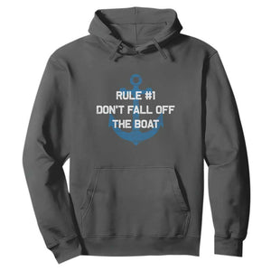 Funny Cruise Hoodie Rule #1 Dont Fall Off The Boat - Print Your Wear