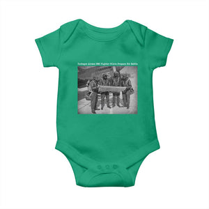 Tuskegee Airmen Baby Onesie African American Heroes Preparing for Battle WW2 TS10 Irish Green Print Your Wear
