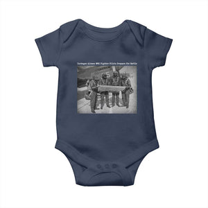 Tuskegee Airmen Baby Onesie African American Heroes Preparing for Battle WW2 TS10 Navy Print Your Wear
