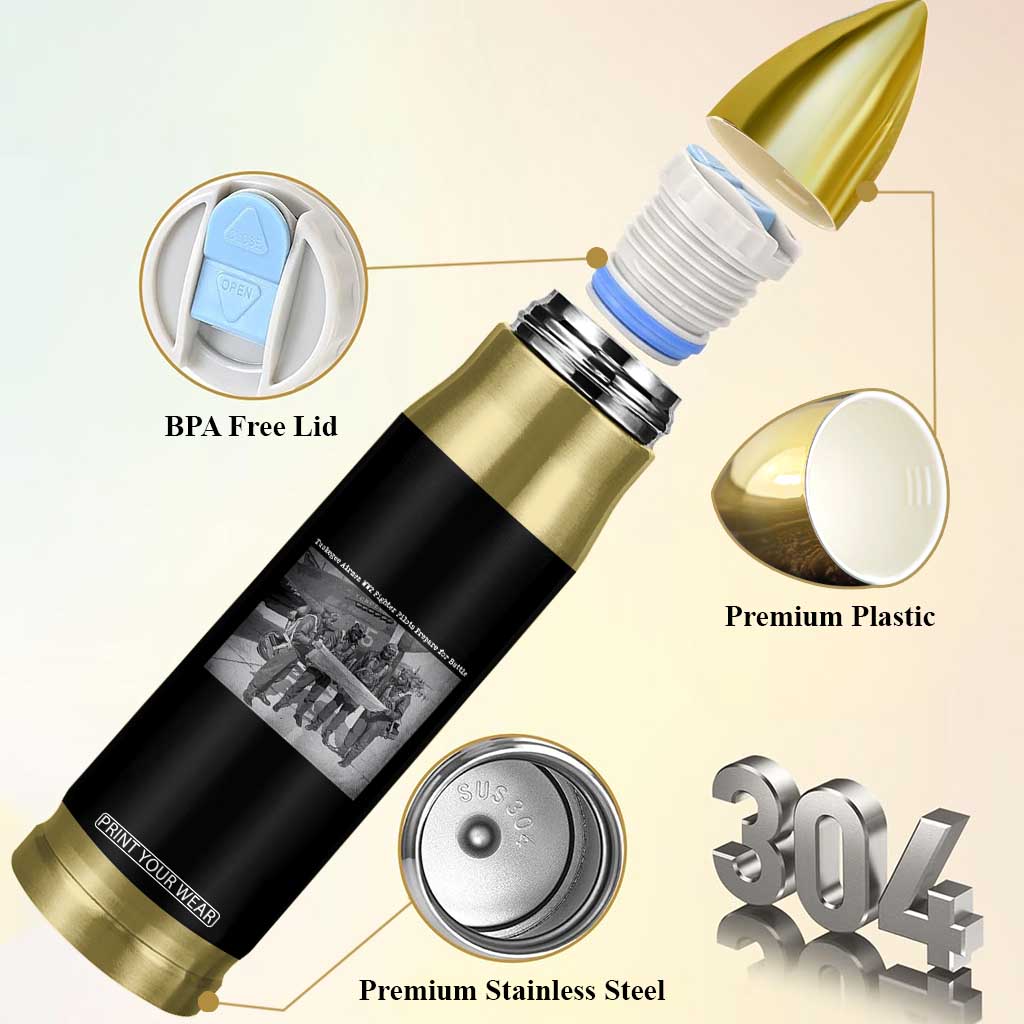 Tuskegee Airmen Bullet Tumbler African American Heroes Preparing for Battle WW2 TS10 Print Your Wear