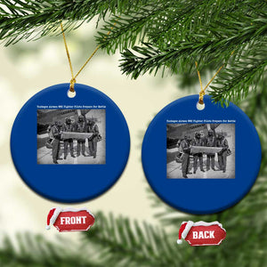 Tuskegee Airmen Ceramic Ornament African American Heroes Preparing for Battle WW2 TS10 1pc Blue Print Your Wear