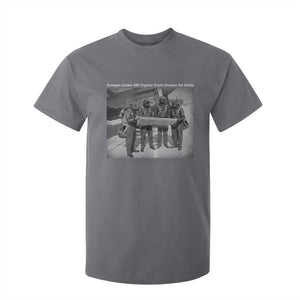 Tuskegee Airmen T Shirt For Kid African American Heroes Preparing for Battle WW2 TS10 Charcoal Print Your Wear