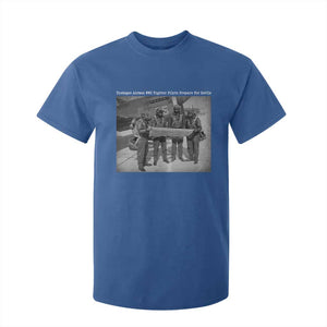 Tuskegee Airmen T Shirt For Kid African American Heroes Preparing for Battle WW2 TS10 Royal Blue Print Your Wear