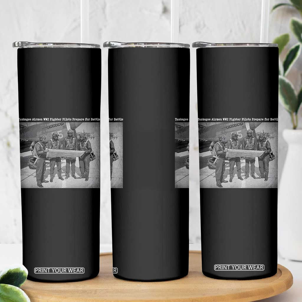 Tuskegee Airmen Skinny Tumbler African American Heroes Preparing for Battle WW2 TS10 Print Your Wear