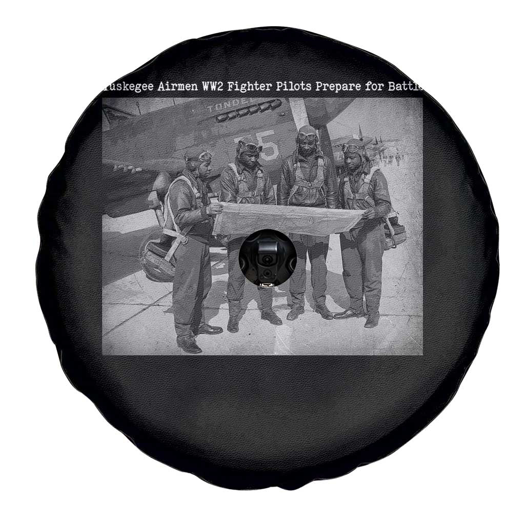 Tuskegee Airmen Spare Tire Cover African American Heroes Preparing for Battle WW2 TS10 Print Your Wear