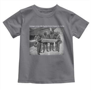 Tuskegee Airmen Toddler T Shirt African American Heroes Preparing for Battle WW2 TS10 Charcoal Print Your Wear