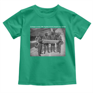 Tuskegee Airmen Toddler T Shirt African American Heroes Preparing for Battle WW2 TS10 Irish Green Print Your Wear