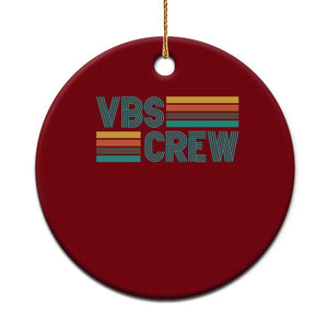 VBS Crew Ceramic Ornament Vacation Bible School Church Camp Retro Vintage TS10 1pc Red Print Your Wear