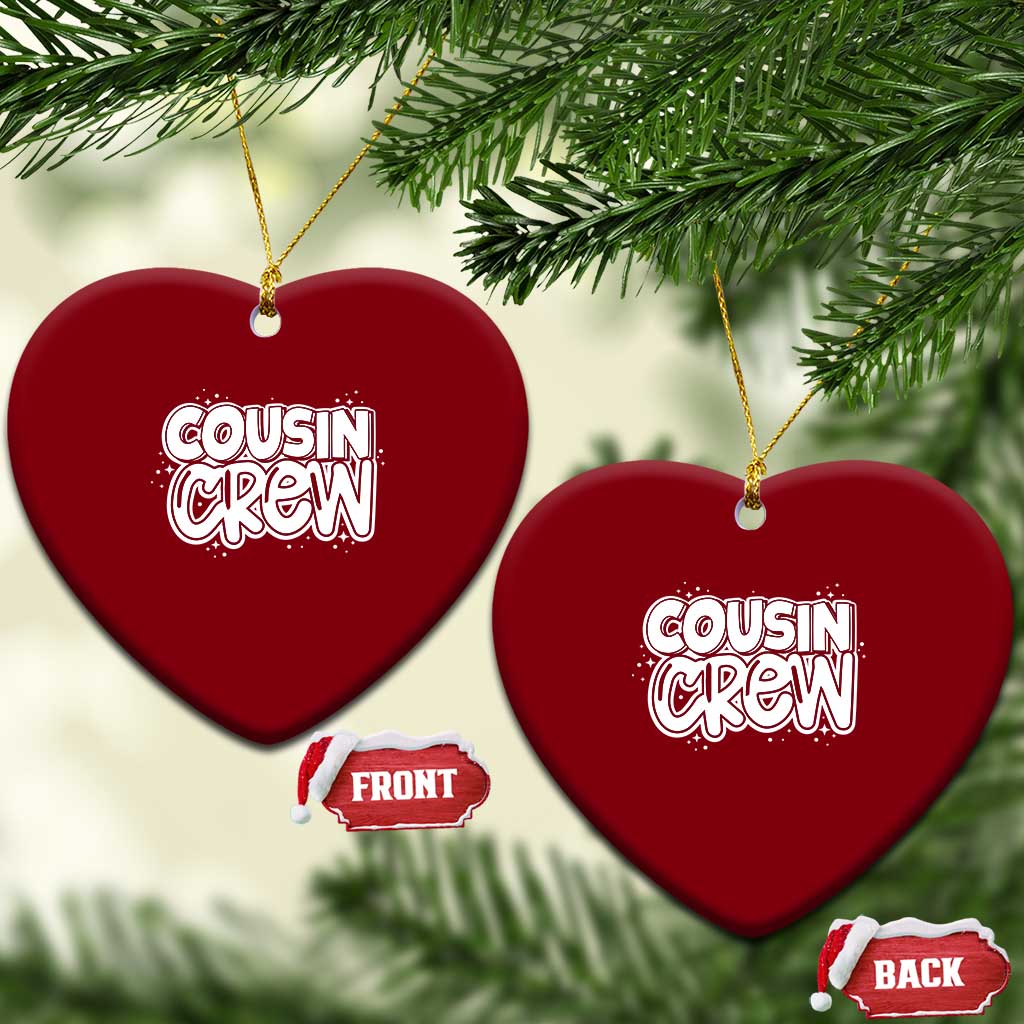 Cousin Crew Ceramic Ornament Cute Matching Cousins Summer Beach Vacation TS10 Print Your Wear