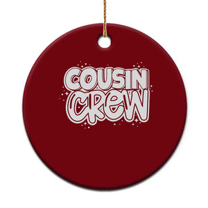 Cousin Crew Ceramic Ornament Cute Matching Cousins Summer Beach Vacation TS10 1pc Red Print Your Wear