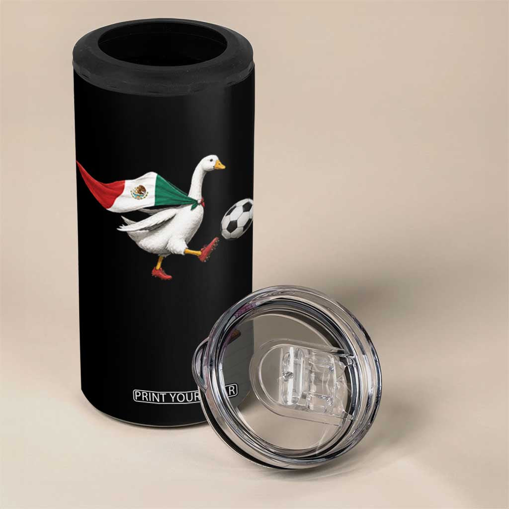 Mexico Soccer Goose 4 in 1 Can Cooler Tumbler Mexico Futbol Fan TS10 Print Your Wear