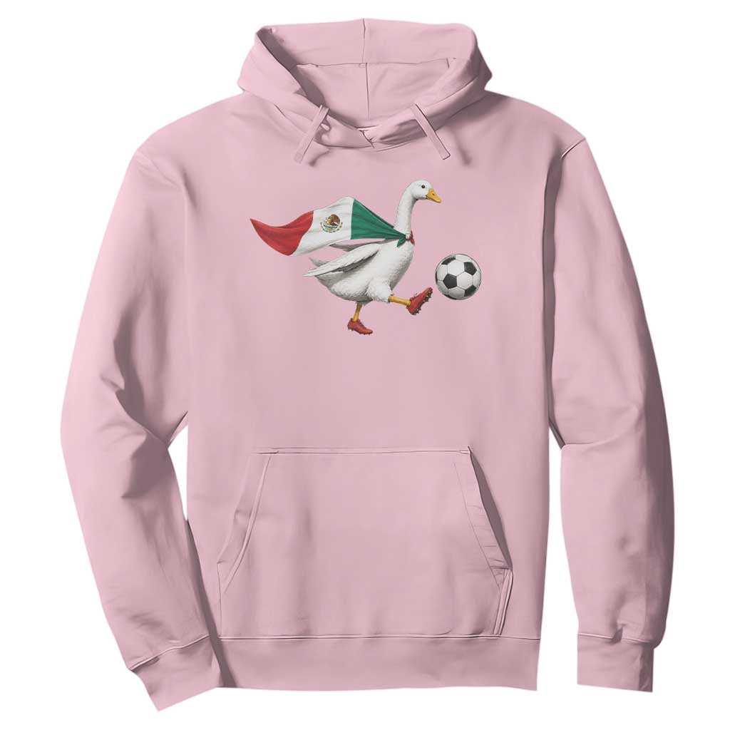 Mexico Soccer Goose Hoodie Mexico Futbol Fan TS10 Light Pink Print Your Wear