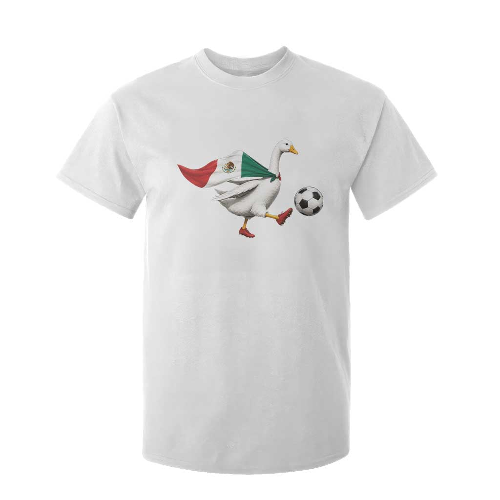 Mexico Soccer Goose T Shirt For Kid Mexico Futbol Fan TS10 White Print Your Wear