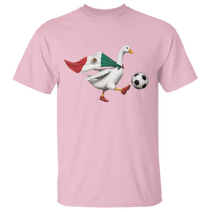 Mexico Soccer Goose T Shirt Mexico Futbol Fan TS10 Light Pink Print Your Wear