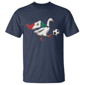 Mexico Soccer Goose T Shirt Mexico Futbol Fan TS10 Navy Print Your Wear