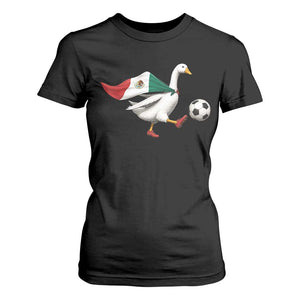 Mexico Soccer Goose T Shirt For Women Mexico Futbol Fan TS10 Black Print Your Wear