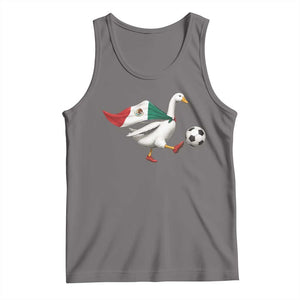 Mexico Soccer Goose Tank Top Mexico Futbol Fan TS10 Deep Heather Print Your Wear