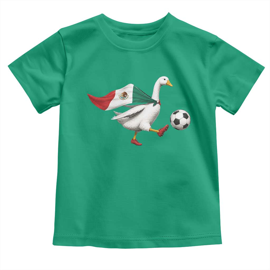 Mexico Soccer Goose Toddler T Shirt Mexico Futbol Fan TS10 Irish Green Print Your Wear