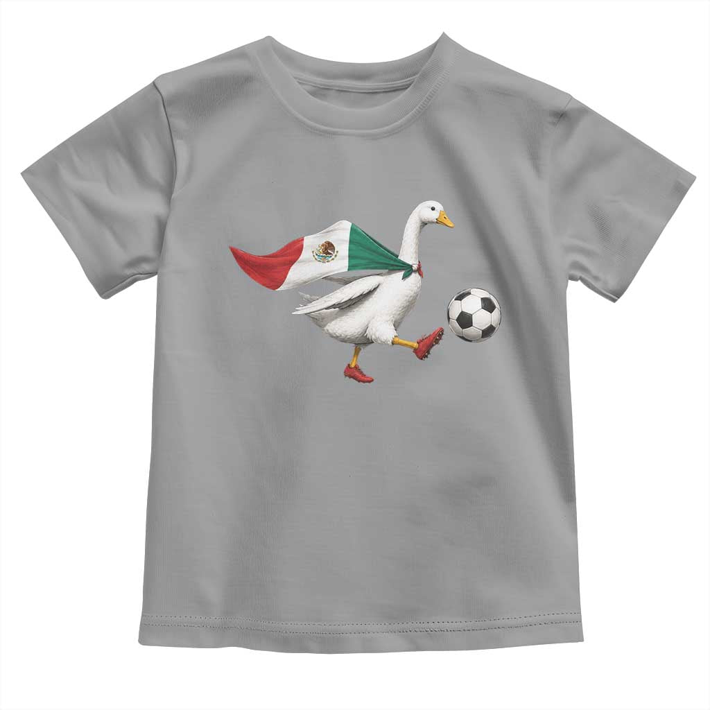 Mexico Soccer Goose Toddler T Shirt Mexico Futbol Fan TS10 Sport Gray Print Your Wear