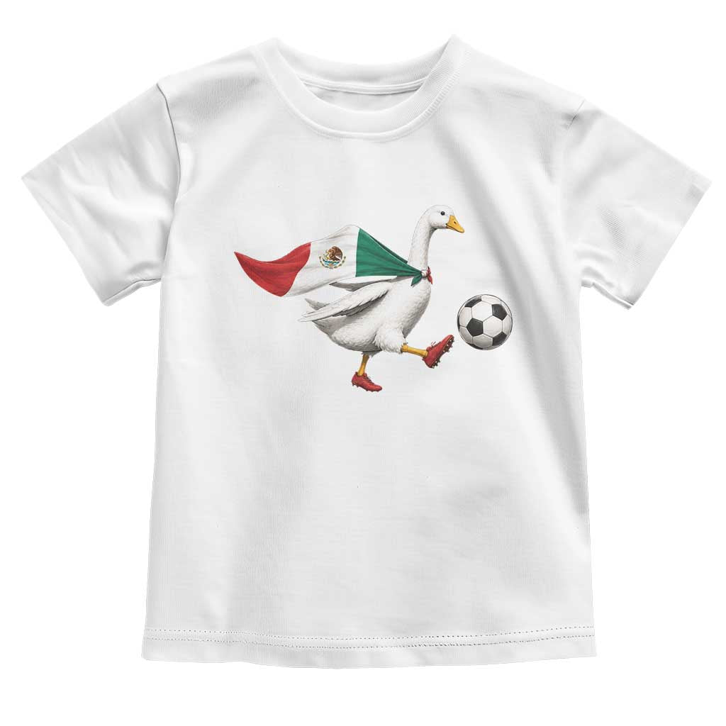 Mexico Soccer Goose Toddler T Shirt Mexico Futbol Fan TS10 White Print Your Wear