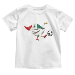 Mexico Soccer Goose Toddler T Shirt Mexico Futbol Fan TS10 White Print Your Wear
