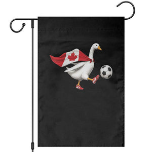 Canada Soccer Goose Garden Flag Canadian Flag Patriotic Football Fan Graphic TS10 Black Print Your Wear