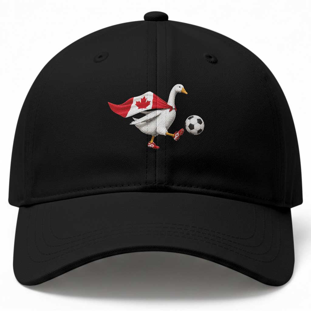 Canada Soccer Goose Baseball Cap Canadian Flag Patriotic Football Fan Graphic TS10 Print Your Wear