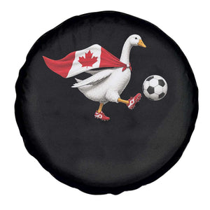 Canada Soccer Goose Spare Tire Cover Canadian Flag Patriotic Football Fan Graphic TS10 Print Your Wear
