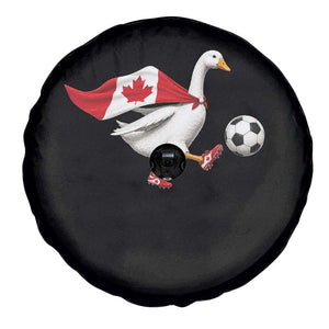 Canada Soccer Goose Spare Tire Cover Canadian Flag Patriotic Football Fan Graphic TS10 Print Your Wear