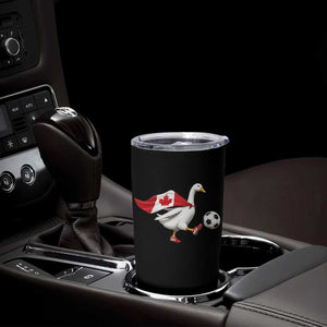 Canada Soccer Goose Tumbler Cup Canadian Flag Patriotic Football Fan Graphic TS10 Print Your Wear