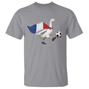 France Soccer Goose T Shirt French Flag Patriotic Football Fan Graphic TS10 Sport Gray Print Your Wear