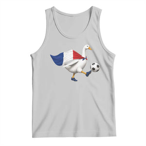 France Soccer Goose Tank Top French Flag Patriotic Football Fan Graphic TS10 Ash Print Your Wear