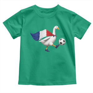 France Soccer Goose Toddler T Shirt French Flag Patriotic Football Fan Graphic TS10 Irish Green Print Your Wear