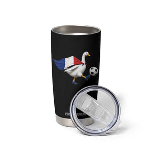 France Soccer Goose Tumbler Cup French Flag Patriotic Football Fan Graphic TS10 Print Your Wear