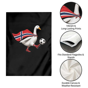 Norway Soccer Goose Garden Flag Norwegian Flag Patriotic Football Fan Graphic TS10 Print Your Wear