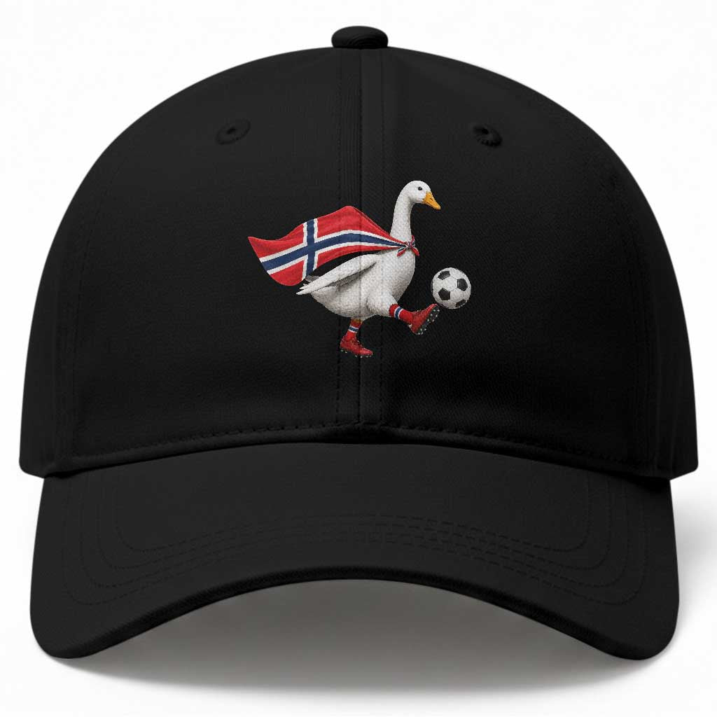 Norway Soccer Goose Baseball Cap Norwegian Flag Patriotic Football Fan Graphic TS10 Print Your Wear