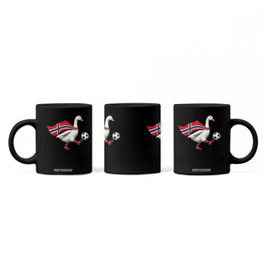 Norway Soccer Goose Coffee Mug Norwegian Flag Patriotic Football Fan Graphic TS10 Print Your Wear