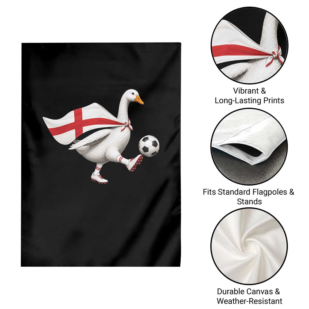 England Soccer Goose Garden Flag Patriotic Football Fan Graphic England Flag TS10 Print Your Wear