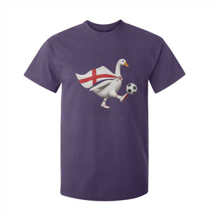 England Soccer Goose T Shirt For Kid Patriotic Football Fan Graphic England Flag TS10 Print Your Wear