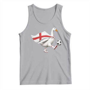 England Soccer Goose Tank Top Patriotic Football Fan Graphic England Flag TS10 Athletic Heather Print Your Wear